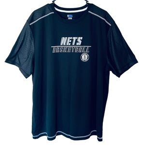 NBA TX3 COOL Men’s Shirt Size 2XL Nets Basketball Activewear Top Short Sleeve
